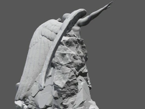 angel statue 3D Print Model