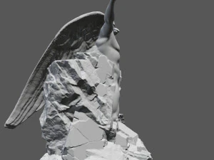 angel statue 3D Print Model