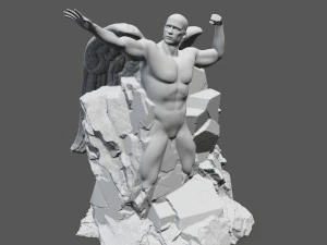 angel statue 3D Print Model
