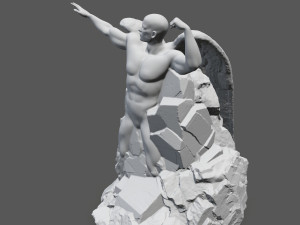 angel statue 3D 打印模型