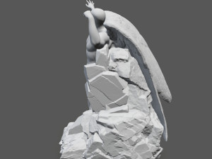 angel statue 3D 打印模型