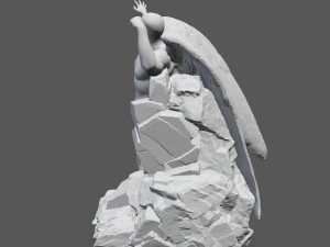 angel statue 3D Print Model