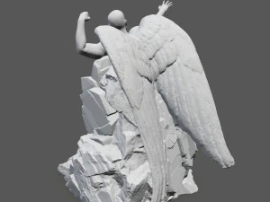 angel statue 3D Print Model