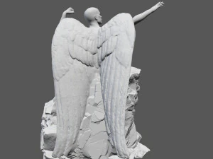 angel statue 3D Print Model