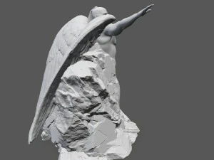 angel statue 3D Print Model