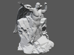 angel statue 3D 打印模型