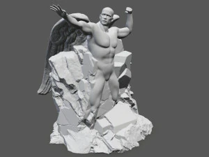 angel statue 3D Print Model