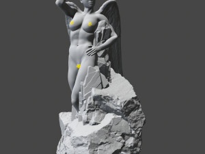 angel statue 3D Print Model