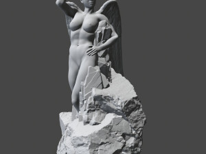 angel statue 3D 打印模型