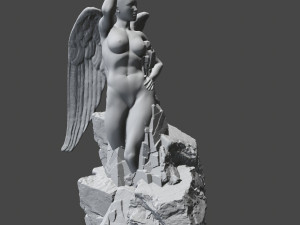 angel statue 3D 打印模型