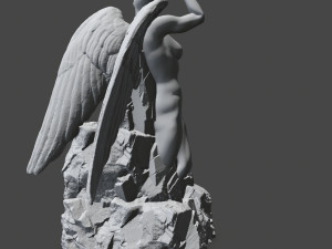 angel statue 3D 打印模型
