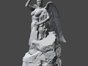 angel statue 3D 打印模型