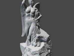 angel statue 3D 打印模型