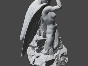 angel statue 3D 打印模型