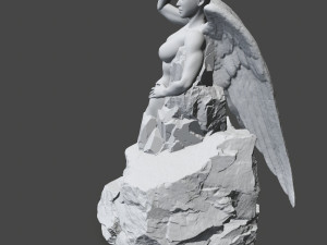 angel statue 3D 打印模型