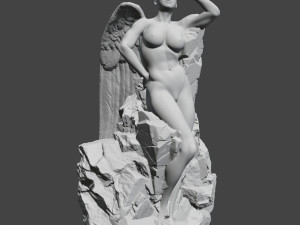 angel statue Modèles 3D en vedette