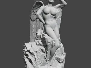 angel statue 3D Print Model