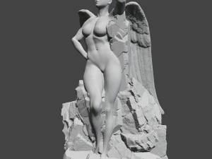 angel statue 3D Print Model