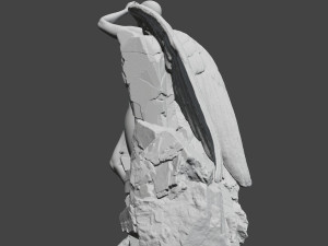 angel statue Modèles 3D en vedette
