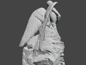 angel statue 3D Print Model