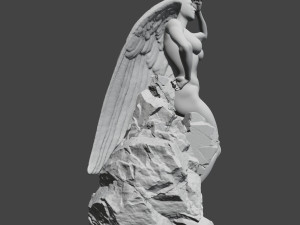 angel statue Modèles 3D en vedette