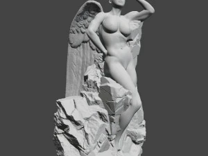 angel statue 3D Print Model