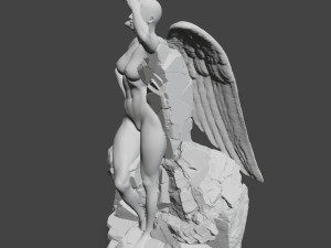 angel statue Modèles 3D en vedette
