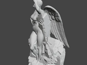 angel statue 3D Print Model