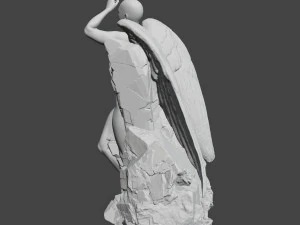 angel statue 3D Print Model