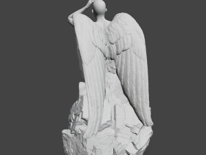 angel statue Modèles 3D en vedette