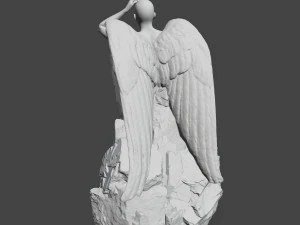 angel statue 3D Print Model