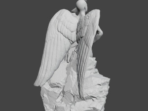 angel statue Modèles 3D en vedette