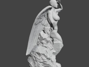 angel statue Modèles 3D en vedette