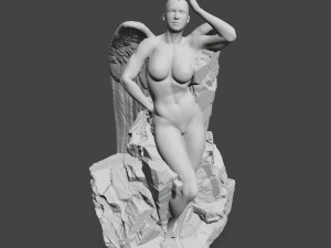angel statue Modèles 3D en vedette