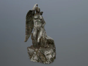 statua dell'angelo Modello 3D