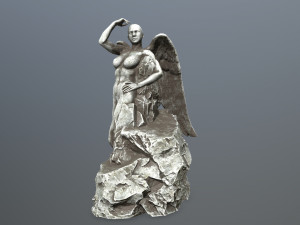 angel statue 3D 모델