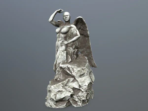 angel statue 3D Model
