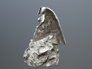 angel statue 3D 모델