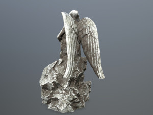 angel statue 3D 모델