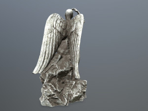 angel statue 3D 모델