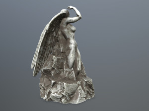 angel statue 3D 모델