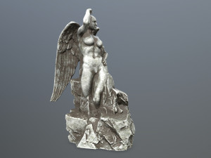 angel statue 3D 모델