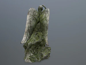 estatua del &aacute;ngel Modelo 3D