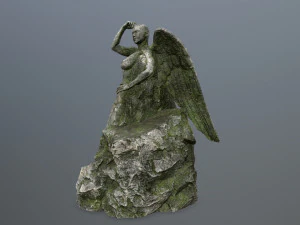 estatua del &aacute;ngel Modelo 3D