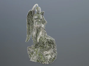 estatua del &aacute;ngel Modelo 3D