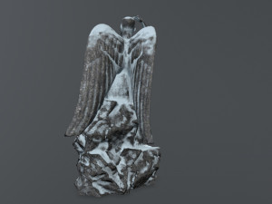 angel statue Model 3D