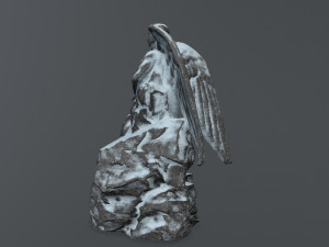 angel statue Model 3D