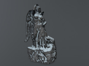 angel statue Model 3D