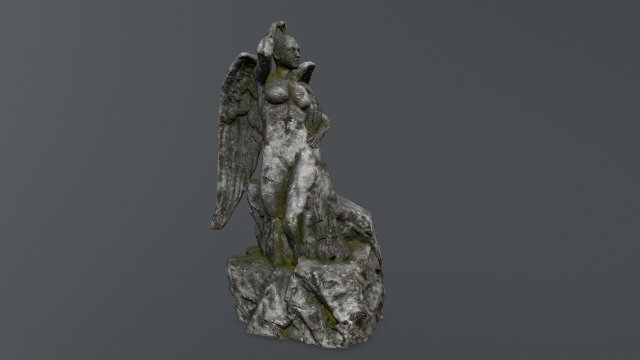 angel statue 3D 模型 .c4d .max .obj .3ds .fbx .stl .blend 
