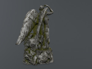 angel statue 3D 模型